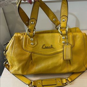 Yellow/Mustard Coach Satchel!